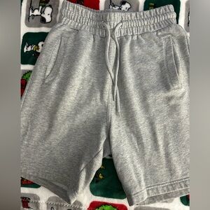 H&M men's gray flannel sweatshorts size XS